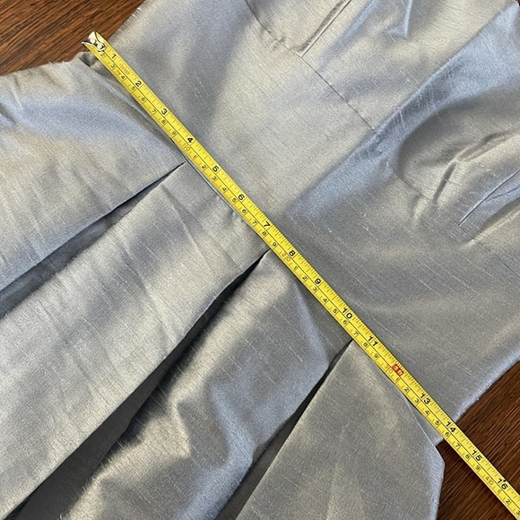 Alfred Sung Grey Strapless knee length Dress 4 Party wedding bridesmaid occasion - Picture 6 of 7